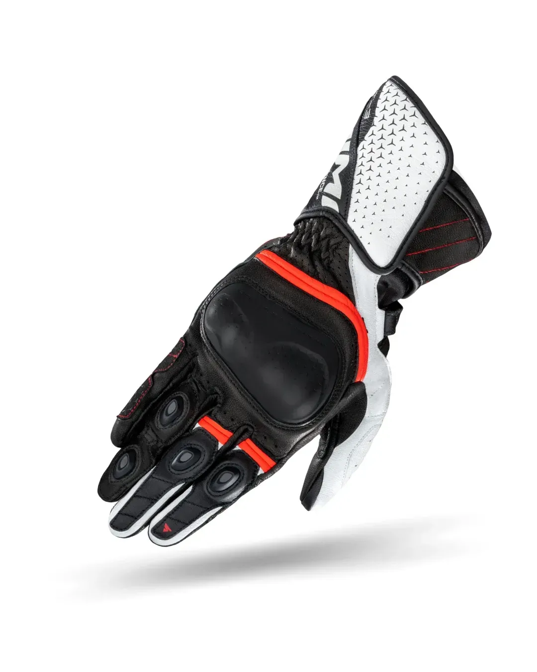 Кожени ръкавици SHIMA ST-3 WHITE/RED