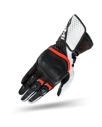 Кожени ръкавици SHIMA ST-3 WHITE/RED