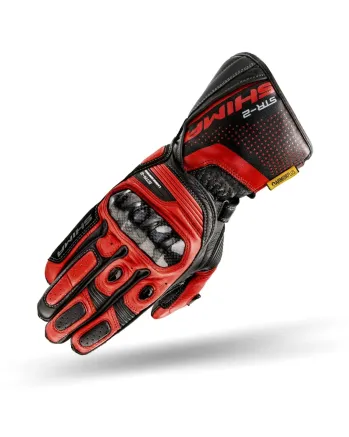 Кожени ръкавици SHIMA STR-2 BLACK/RED