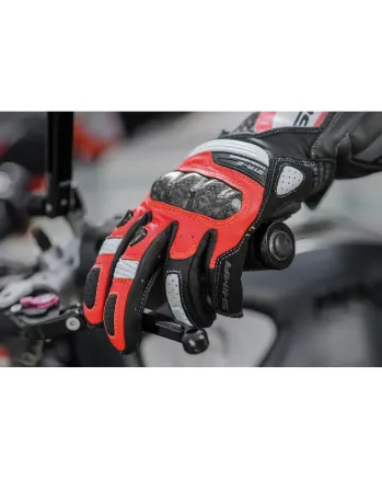 Кожени ръкавици SHIMA STR-2 BLACK/RED
