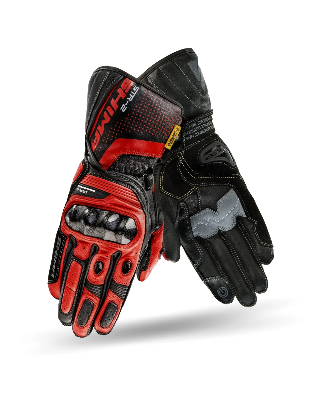 Кожени ръкавици SHIMA STR-2 BLACK/RED
