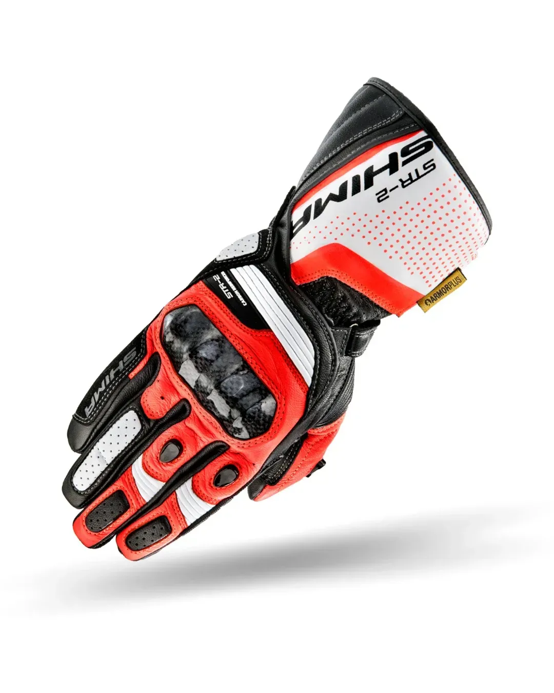Кожени ръкавици SHIMA STR-2 RED FLUO