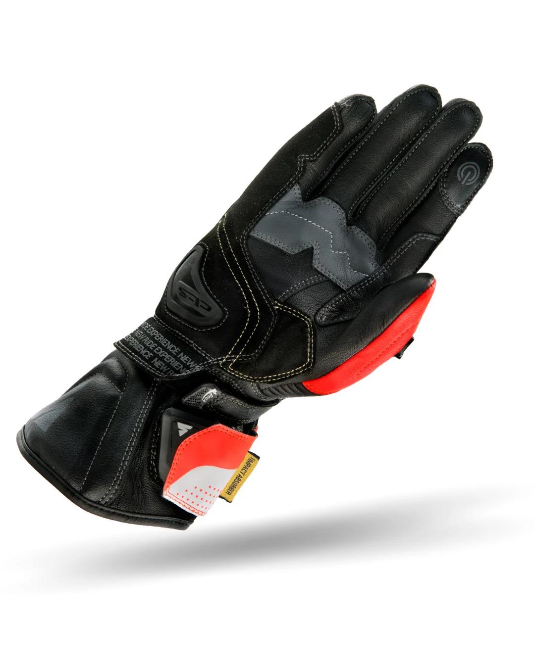 Кожени ръкавици SHIMA STR-2 RED FLUO