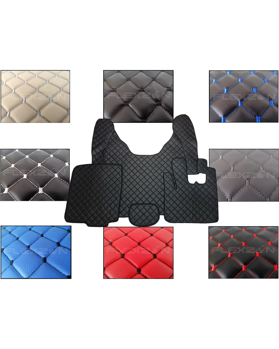 Кожени Стелки За ДАФ ХФ 105 DAF XF 105, Автоматични скорости, Еко Кожа, Капитонирани, Лукс Качество, Различни Цветове