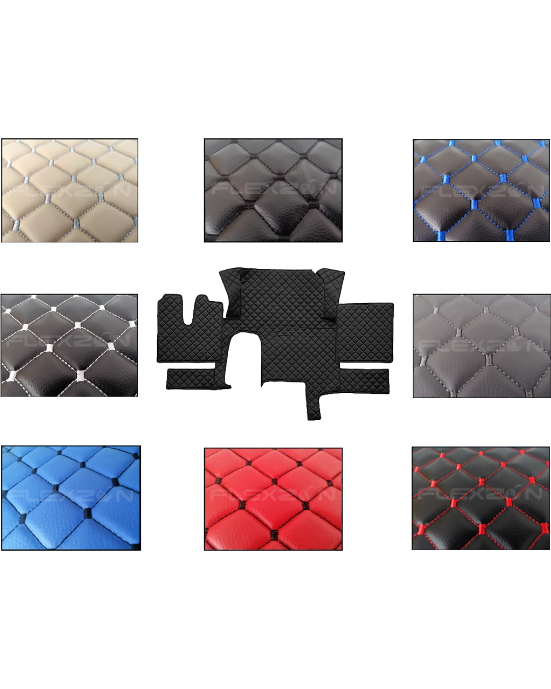 Кожени Стелки За МАН ТГХ MAN TGX, Автоматик, Голяма Кутия, Едно Чекмедже, Еко Кожа, Капитонирани, Лукс Качество, Различни Цветове