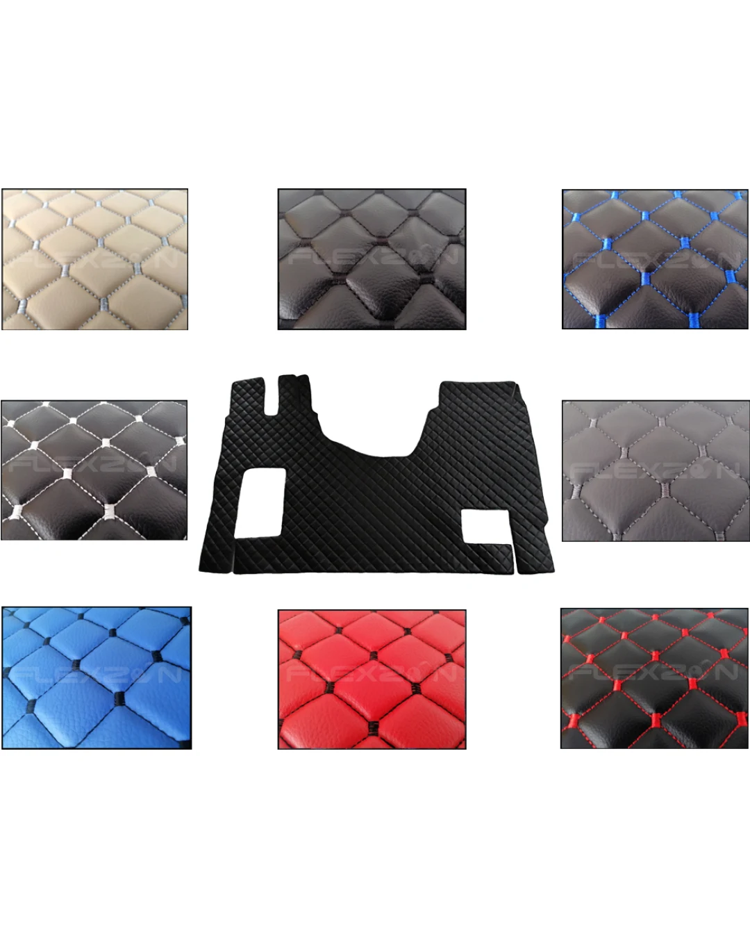 Кожени Стелки За Мерцедес Актрос МП4 Mercedes Actros MP4 , Автоматик, Равен Под, Еко Кожа, Капитонирани, Лукс Качество, Различни Цветове