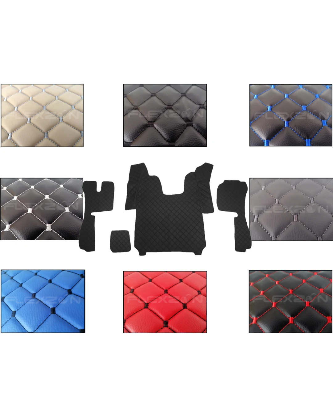 Кожени Стелки За Скания Р Scania R 2016, Автоматик, Една Пневматична Седалка, Еко Кожа, Лукс Качество, Различни Цветове