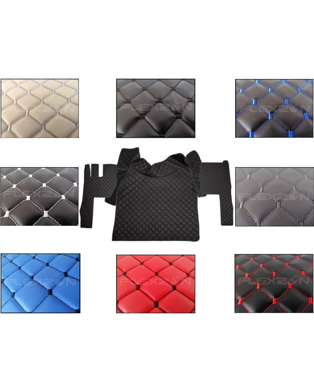 Кожени Стелки За Волво ФХ4 Volvo FH4 , Автоматик, Еко Кожа, Капитонирани, Лукс Качество, Различни Цветове