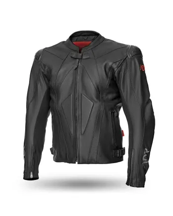 Кожено мото яке ADRENALINE SYMETRIC BLACK