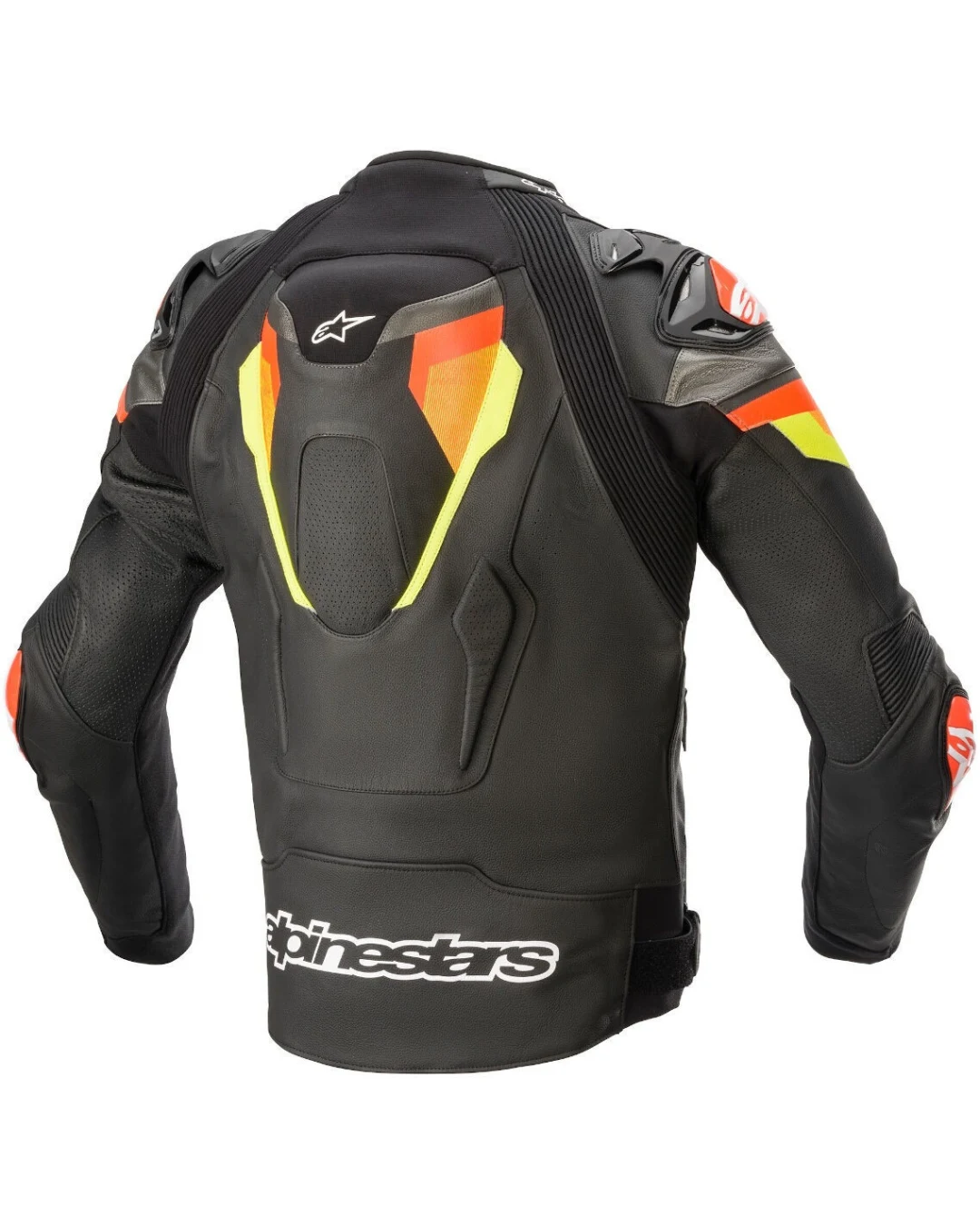 Кожено мото яке ALPINESTARS ATEM V4 BLACK/RED/YELLOW