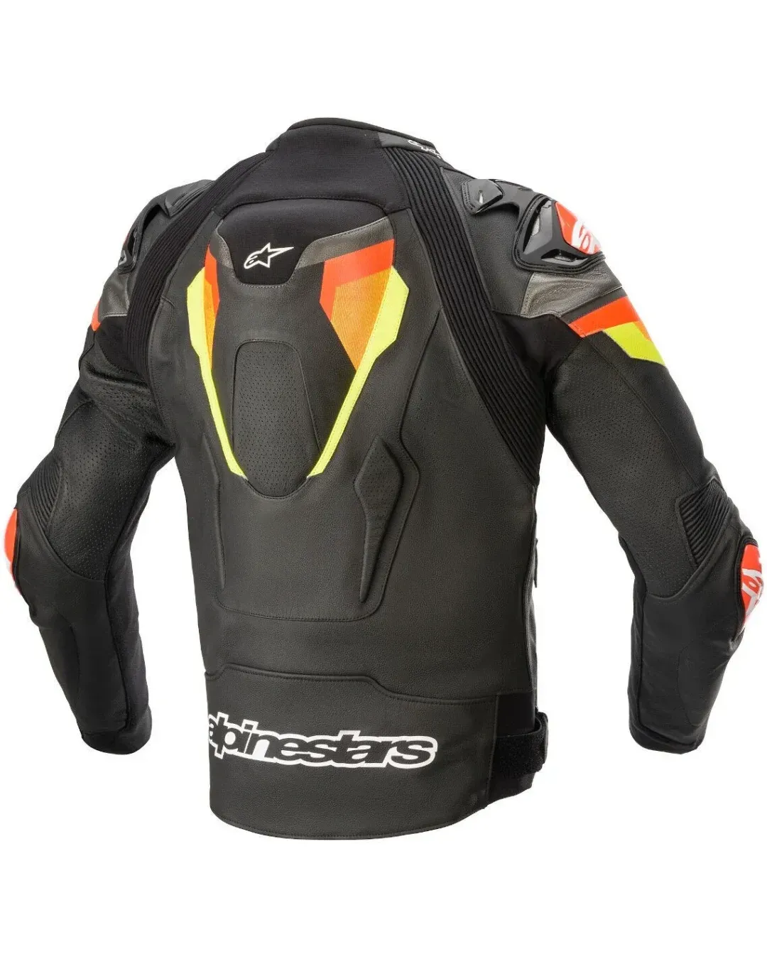 Кожено мото яке ALPINESTARS ATEM V4 BLACK/RED/YELLOW