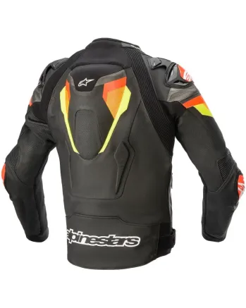 Кожено мото яке ALPINESTARS ATEM V4 BLACK/RED/YELLOW