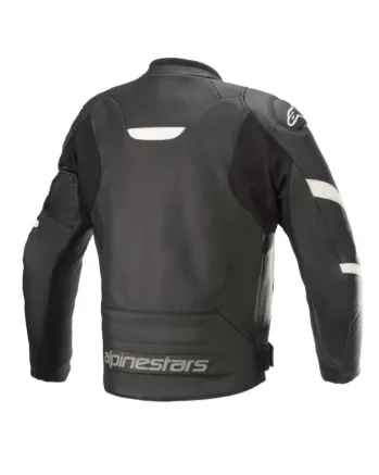 Кожено мото яке ALPINESTARS FASTER V2 AIRFLOW BLACK/WHITE