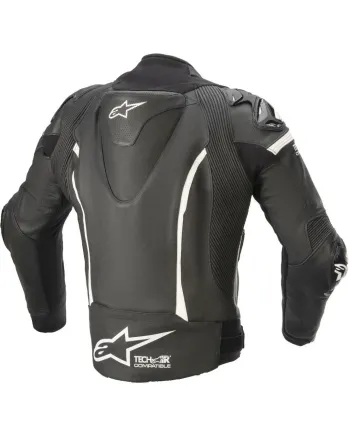 Кожено мото яке ALPINESTARS GP PRO V2 TECH-AIR BLACK/WHITE