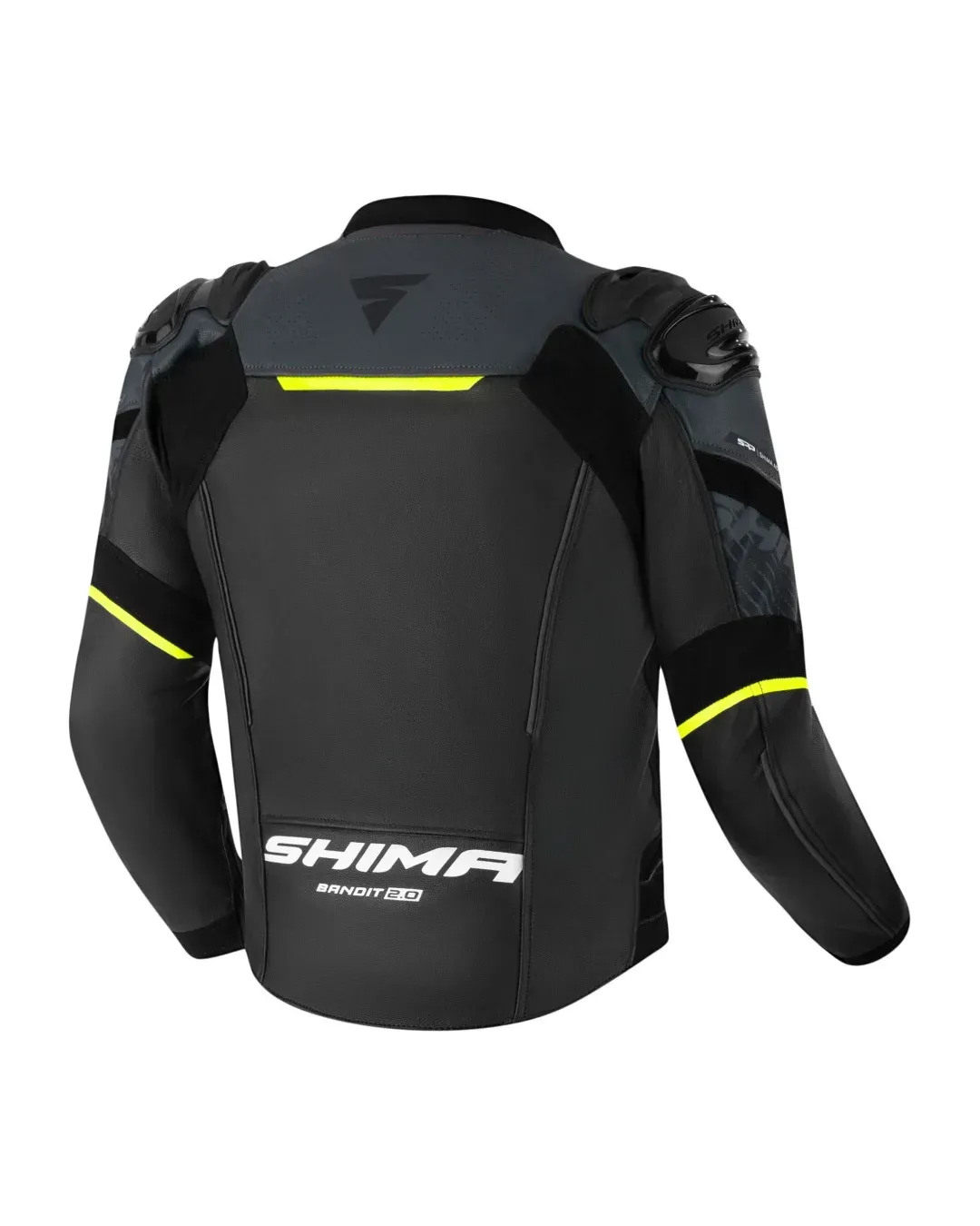 Кожено мото яке SHIMA BANDIT 2.0 FLUO