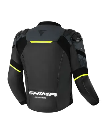 Кожено мото яке SHIMA BANDIT 2.0 FLUO