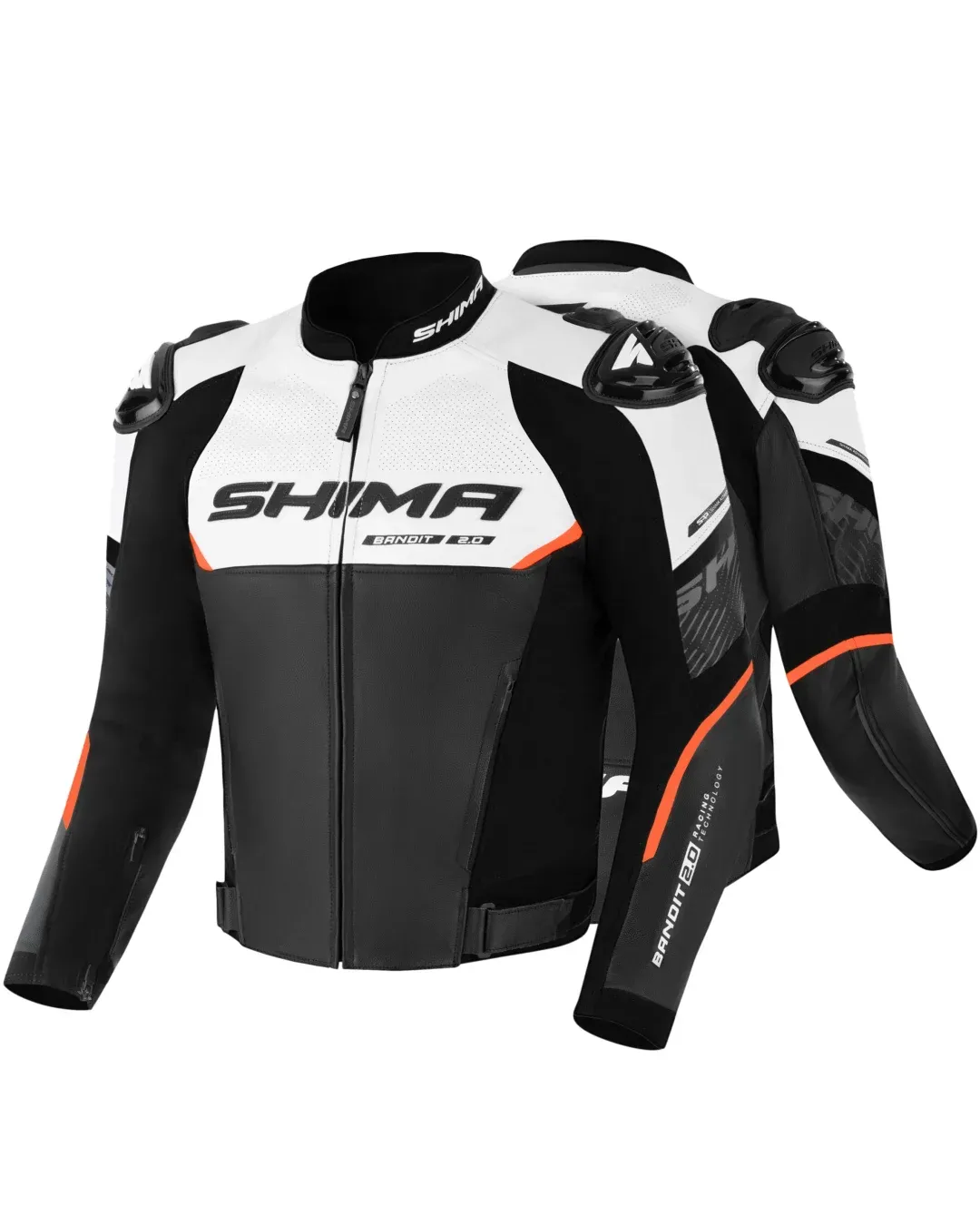 Кожено мото яке SHIMA BANDIT 2.0 RED