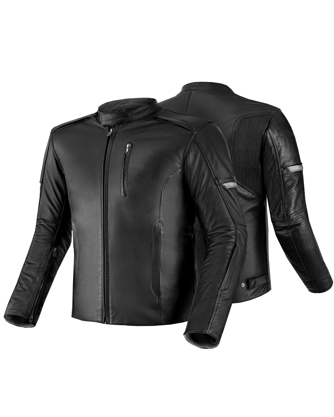 Кожено мото яке SHIMA HUNTER PLUS 2.0 BLACK