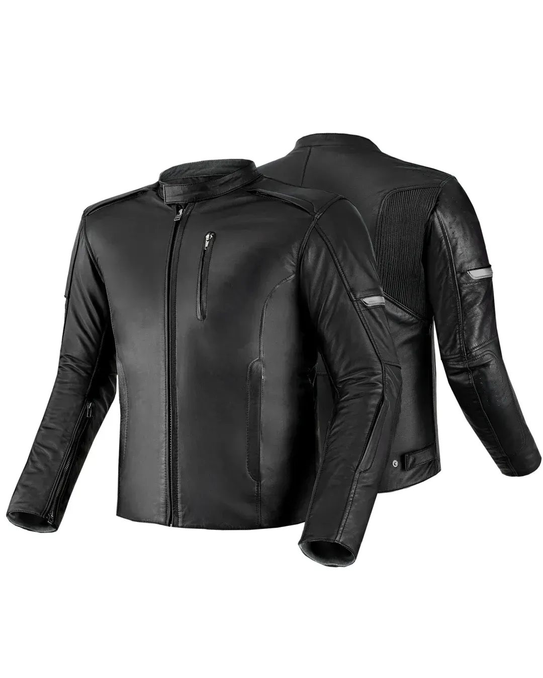 Кожено мото яке SHIMA HUNTER PLUS 2.0 BLACK