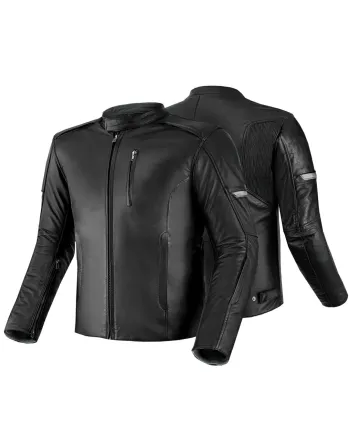 Кожено мото яке SHIMA HUNTER PLUS 2.0 BLACK