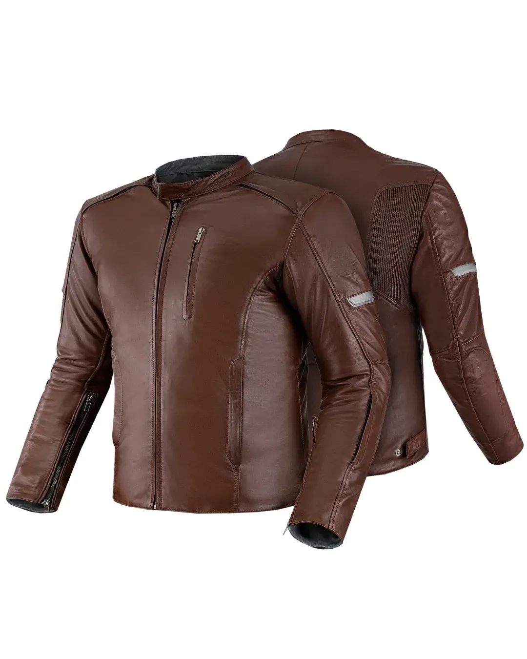 Кожено мото яке SHIMA HUNTER PLUS 2.0 BROWN