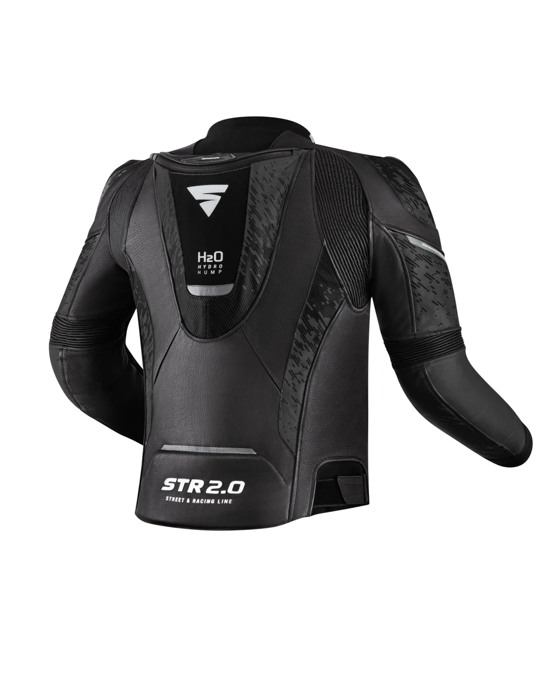 Кожено мото яке SHIMA STR 2.0 BLACK
