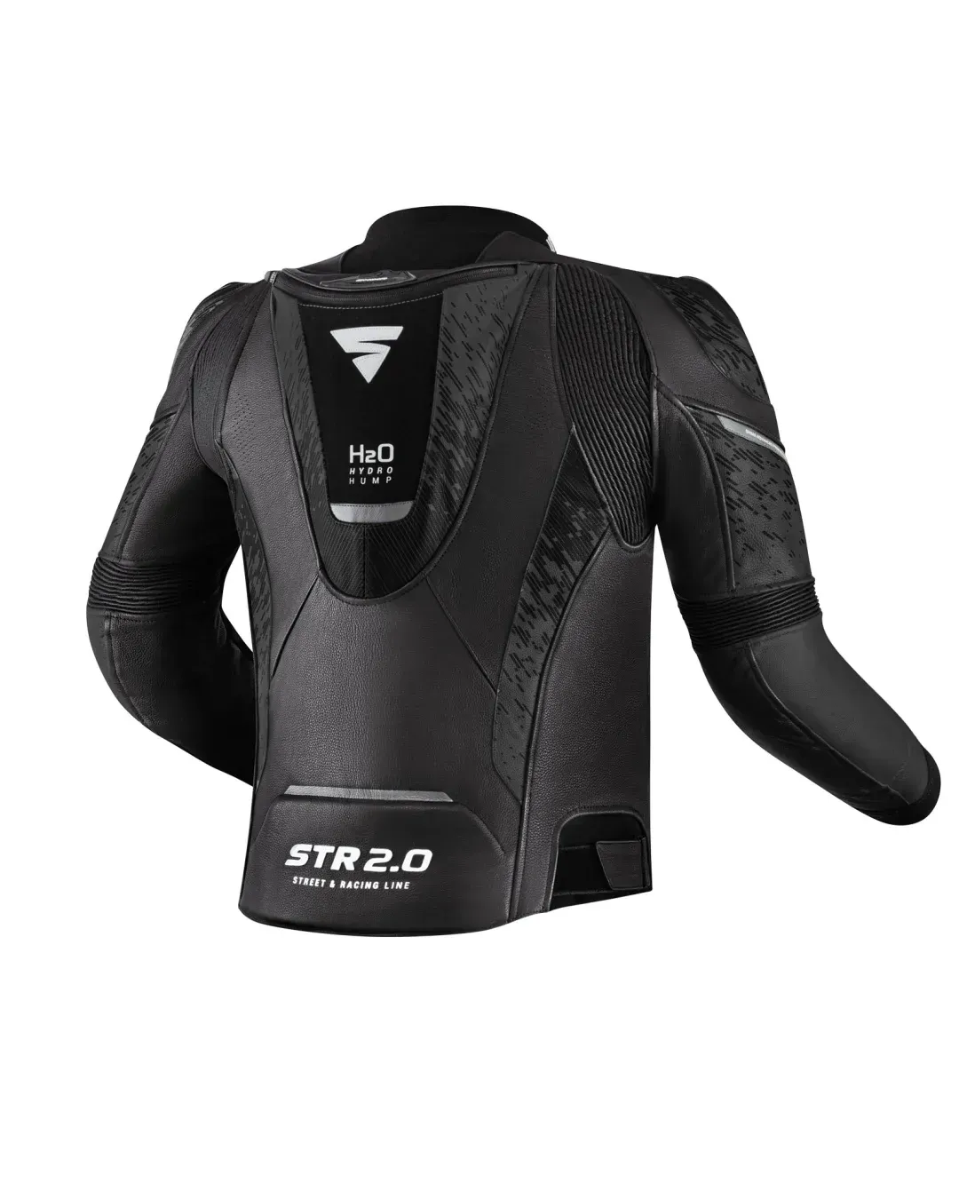 Кожено мото яке SHIMA STR 2.0 BLACK
