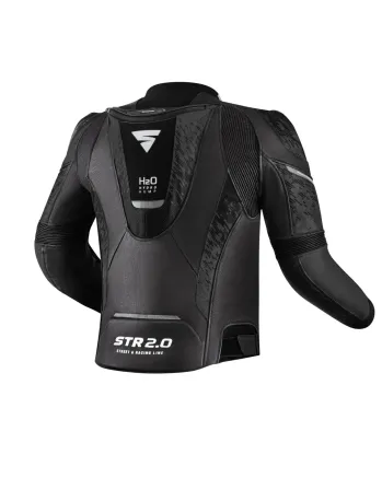 Кожено мото яке SHIMA STR 2.0 BLACK