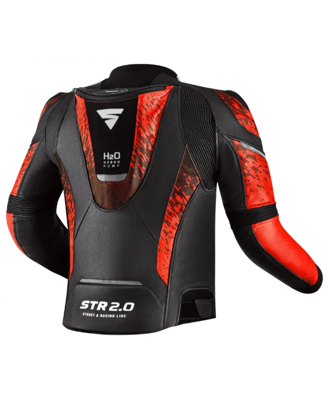 Кожено мото яке SHIMA STR 2.0 BRIGHT RED