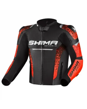 Кожено мото яке SHIMA STR 2.0 BRIGHT RED