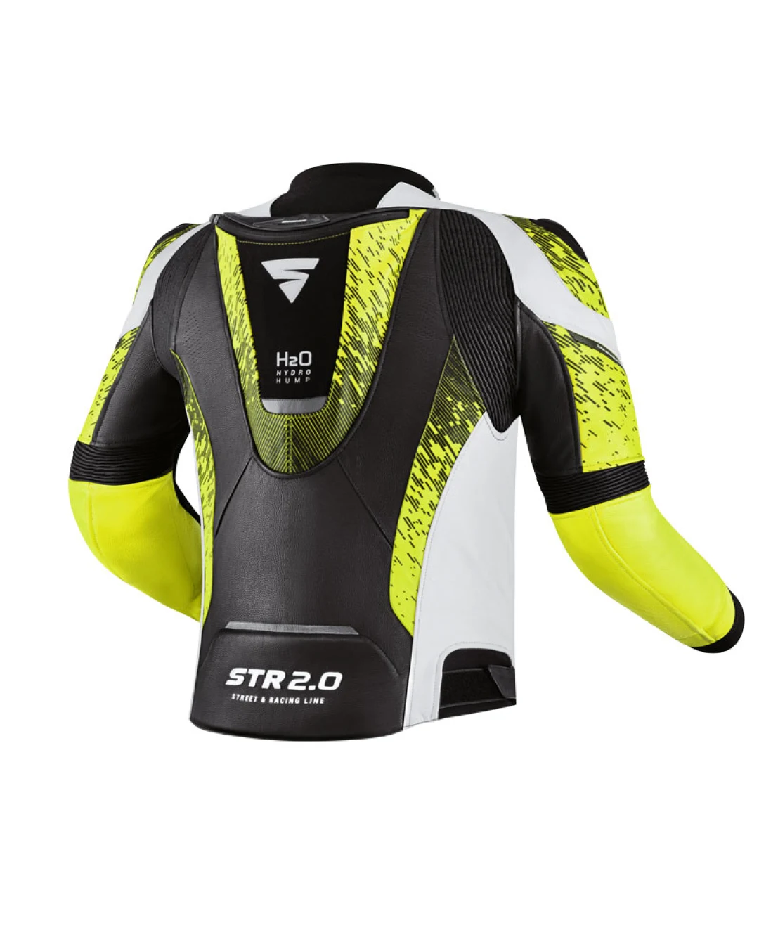 Кожено мото яке SHIMA STR 2.0 FLUO