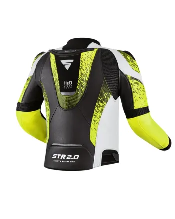 Кожено мото яке SHIMA STR 2.0 FLUO