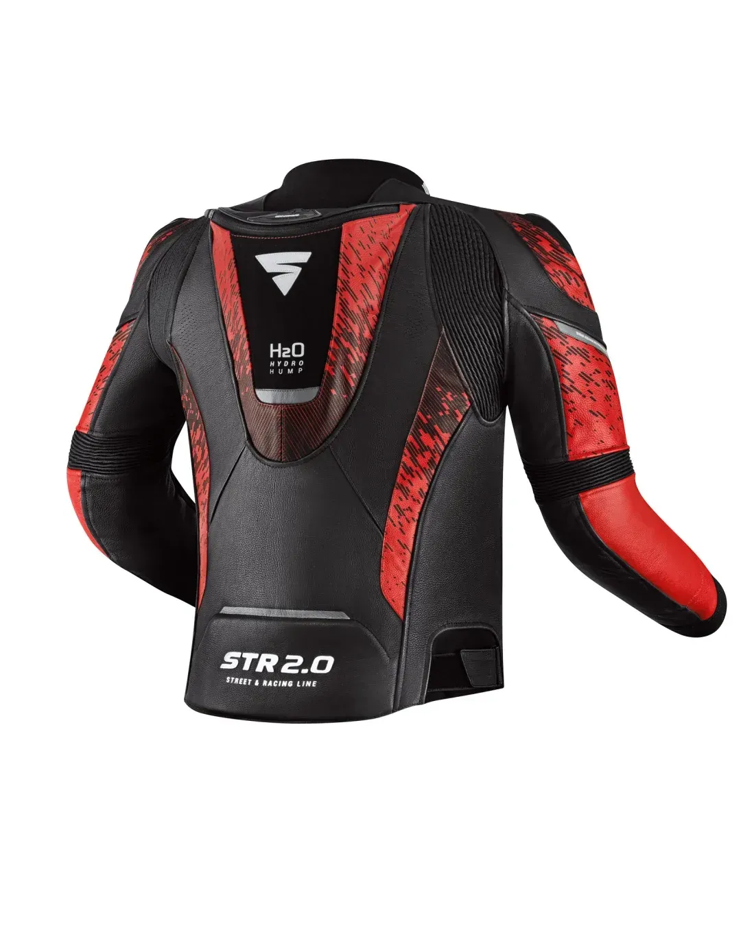 Кожено мото яке SHIMA STR 2.0 RED
