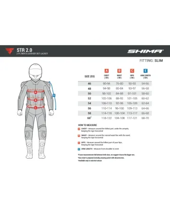 Кожено мото яке SHIMA STR 2.0 RED