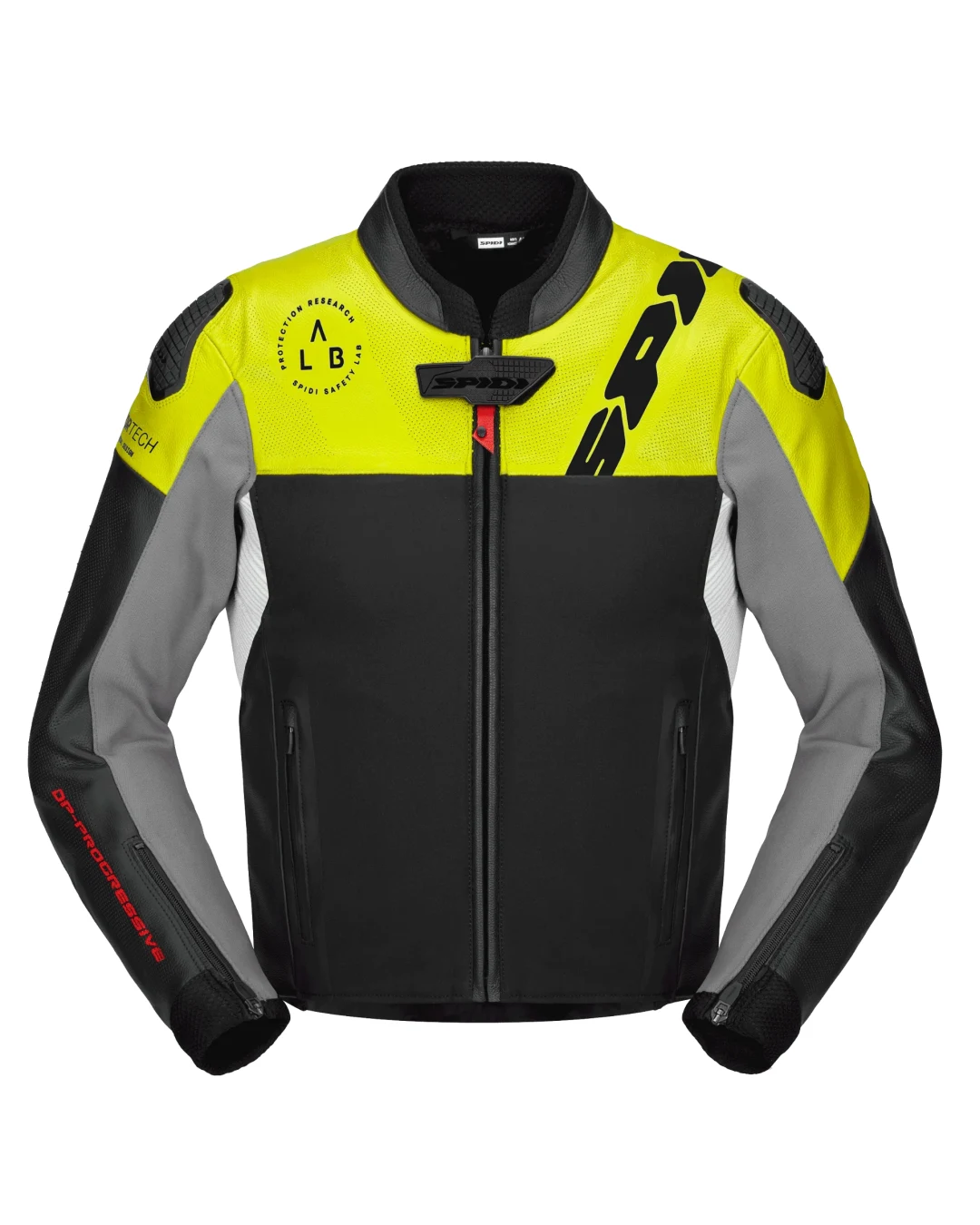Кожено мото яке SPIDI DP PROGRESSIVE HYBRID PERFORATED Black/Fluo