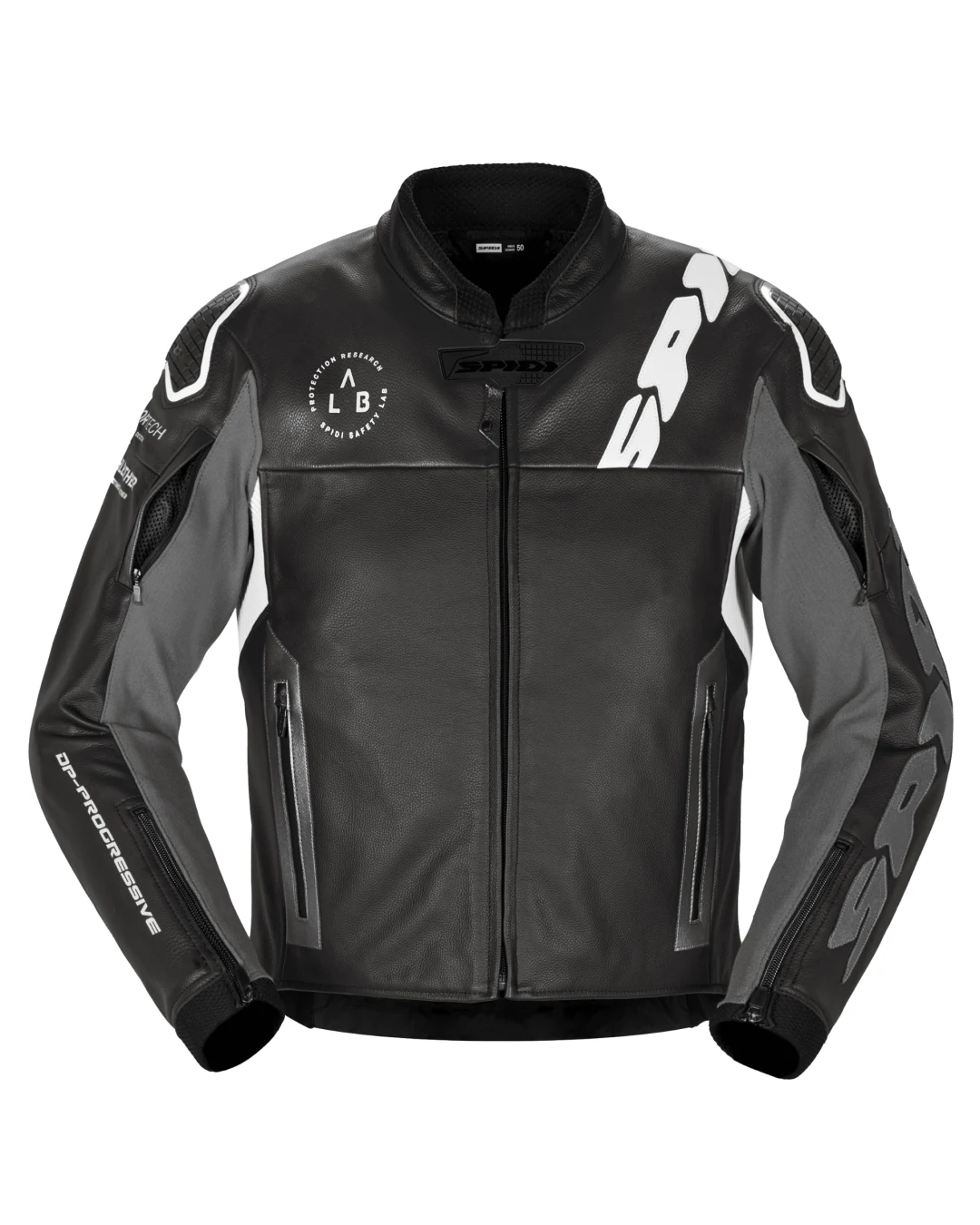 Кожено мото яке SPIDI DP PROGRESSIVE LEATHER Black/White