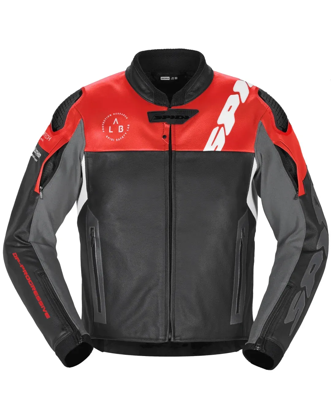 Кожено мото яке SPIDI DP PROGRESSIVE LEATHER Red