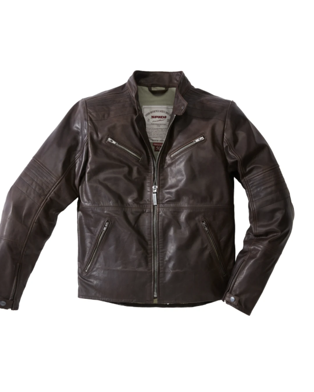Кожено мото яке SPIDI GARAGE BROWN