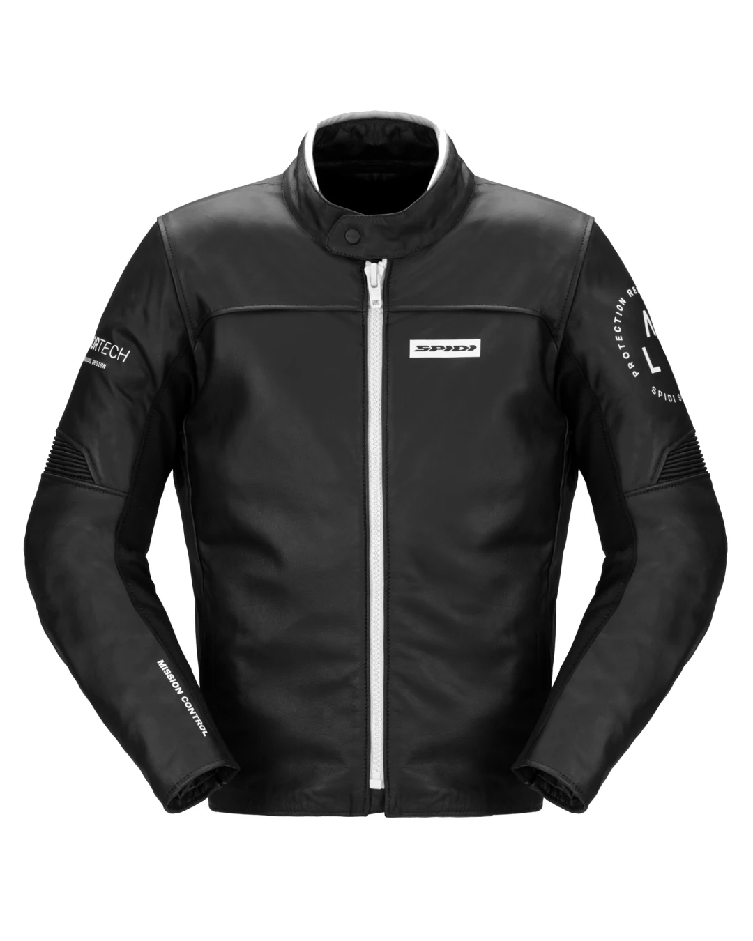Кожено мото яке SPIDI Genesis Black/White