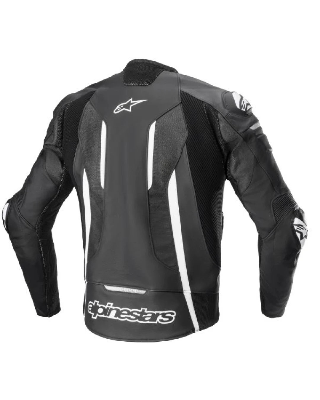 Кожено яке ALPINESTARS FUSION BLACK/GREY/WHITE