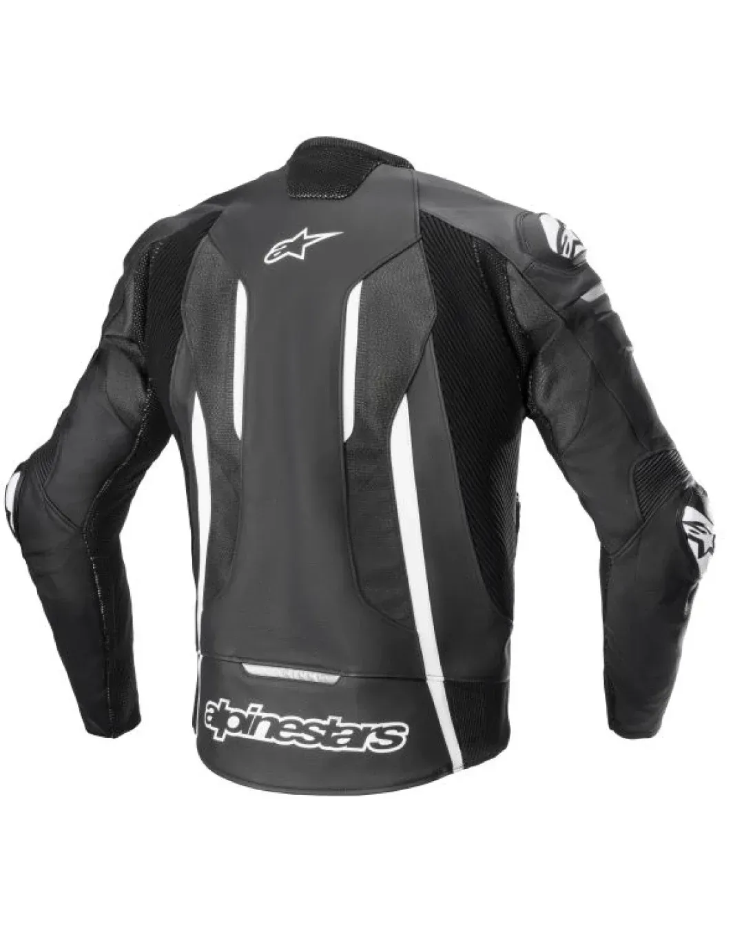 Кожено яке ALPINESTARS FUSION BLACK/GREY/WHITE