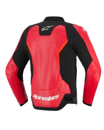 Кожено яке ALPINESTARS GP FORCE V2 AIR RED/FLUO