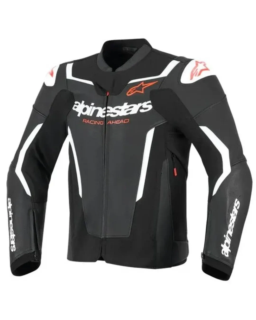 Кожено яке ALPINESTARS GP FORCE V2 BK/WHT