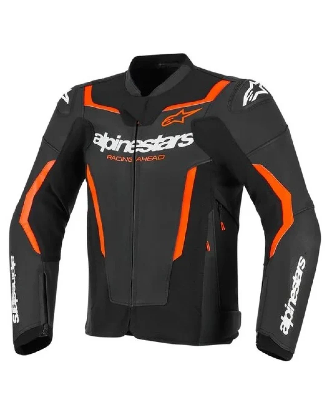 Кожено яке ALPINESTARS GP FORCE V2 BLACK/RED FLUO