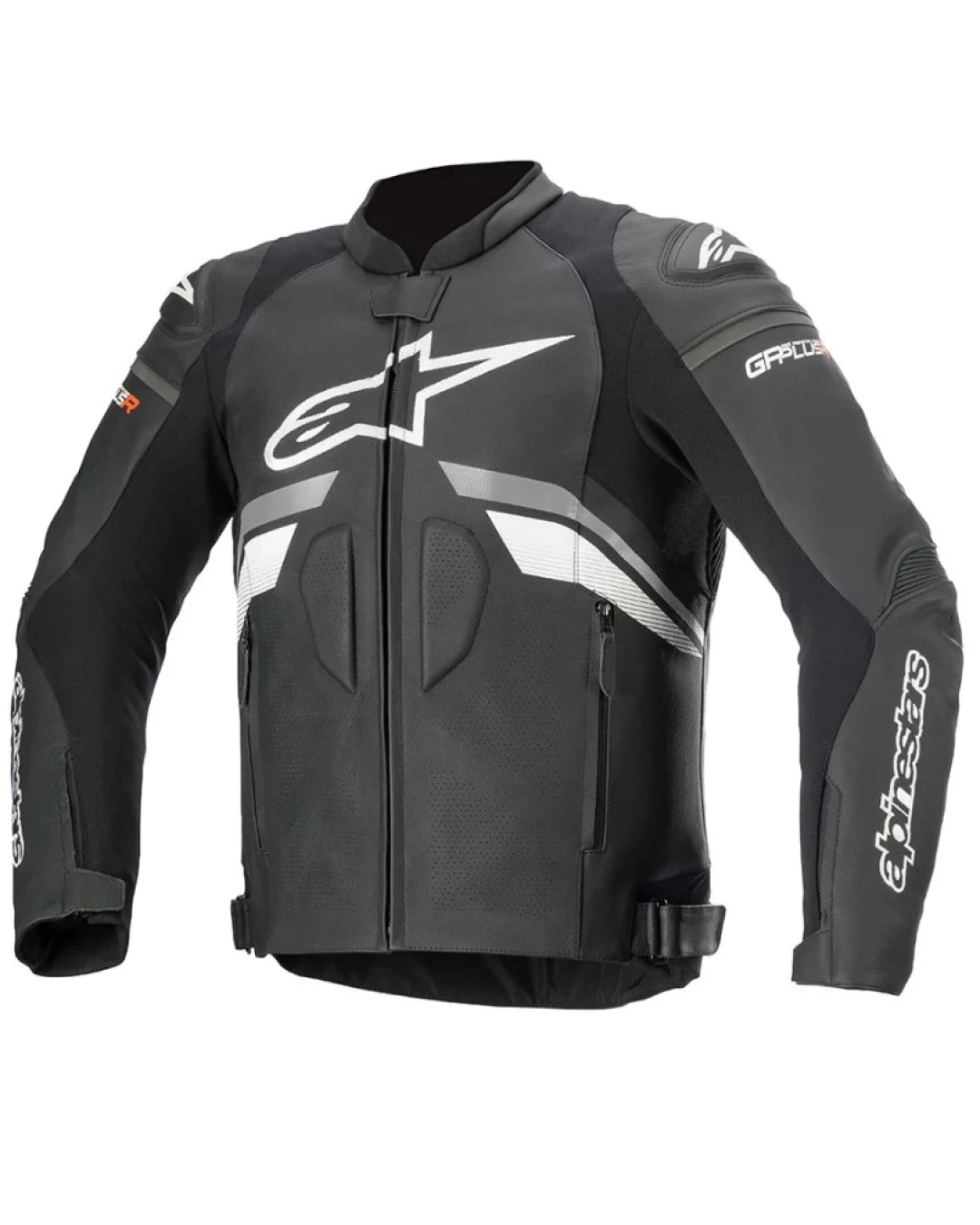 Кожено яке ALPINESTARS GP PLUS R V3 BLACK/WHITE