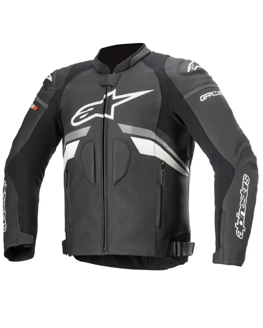 Кожено яке ALPINESTARS GP PLUS R V3 BLACK/WHITE