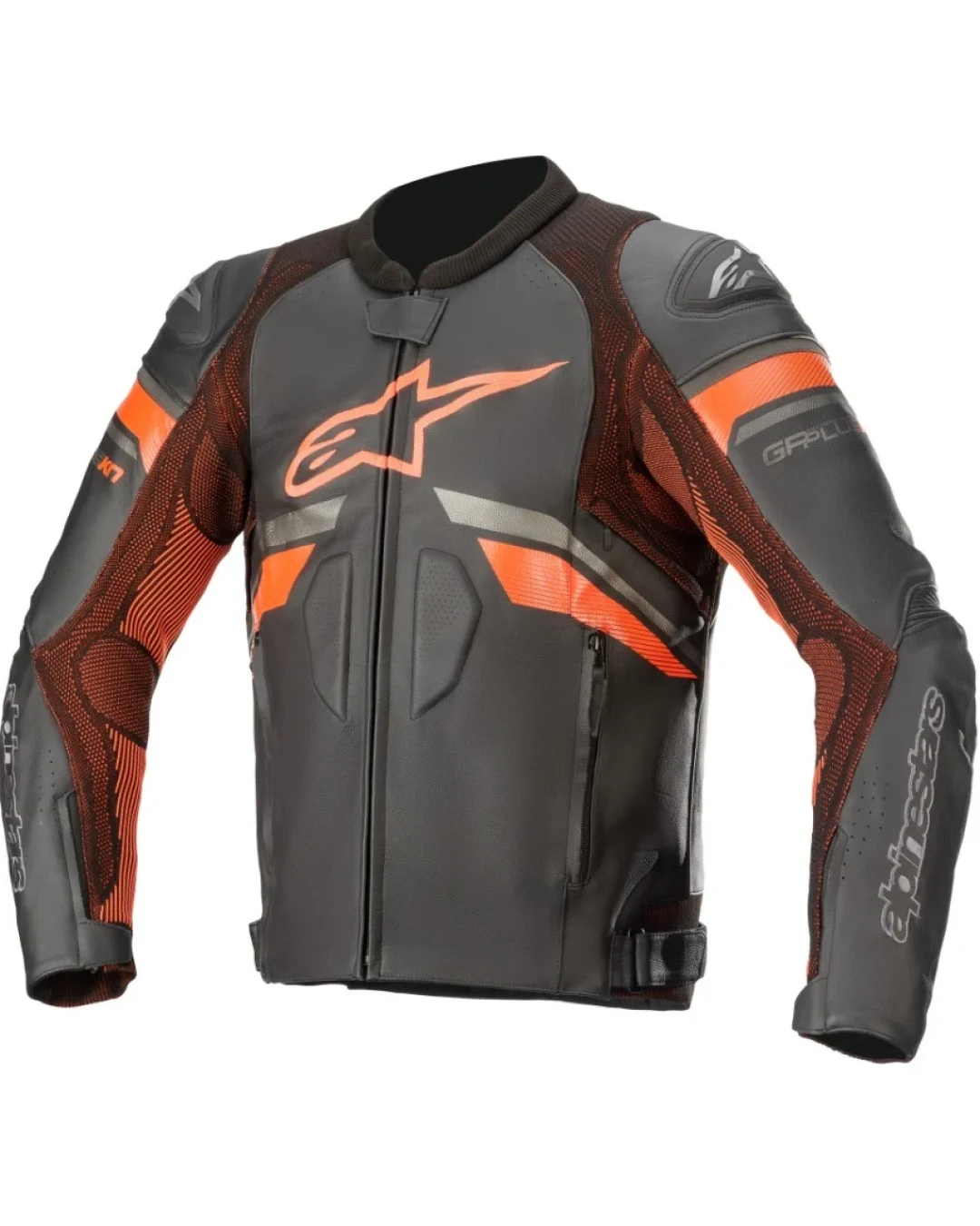 Кожено яке ALPINESTARS GP PLUS R V3 RIDEKNIT BLACK/RED FLUO