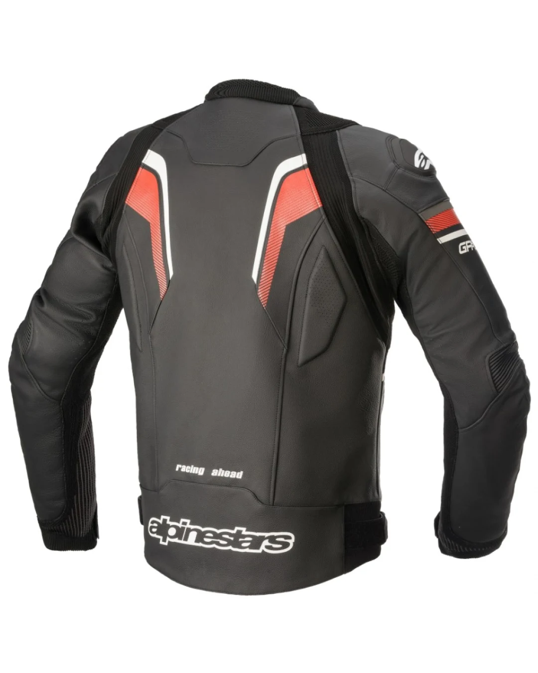 Кожено яке ALPINESTARS GP PLUS R V3 RIDEKNIT Black/White/Bright Red