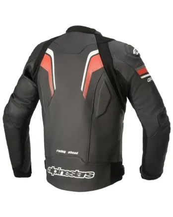Кожено яке ALPINESTARS GP PLUS R V3 RIDEKNIT Black/White/Bright Red