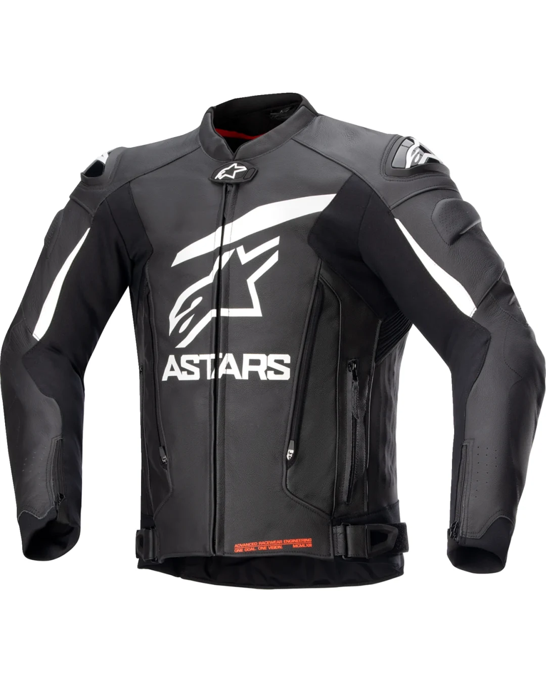 Кожено яке ALPINESTARS GP PLUS R V4 BLACK/WHITE